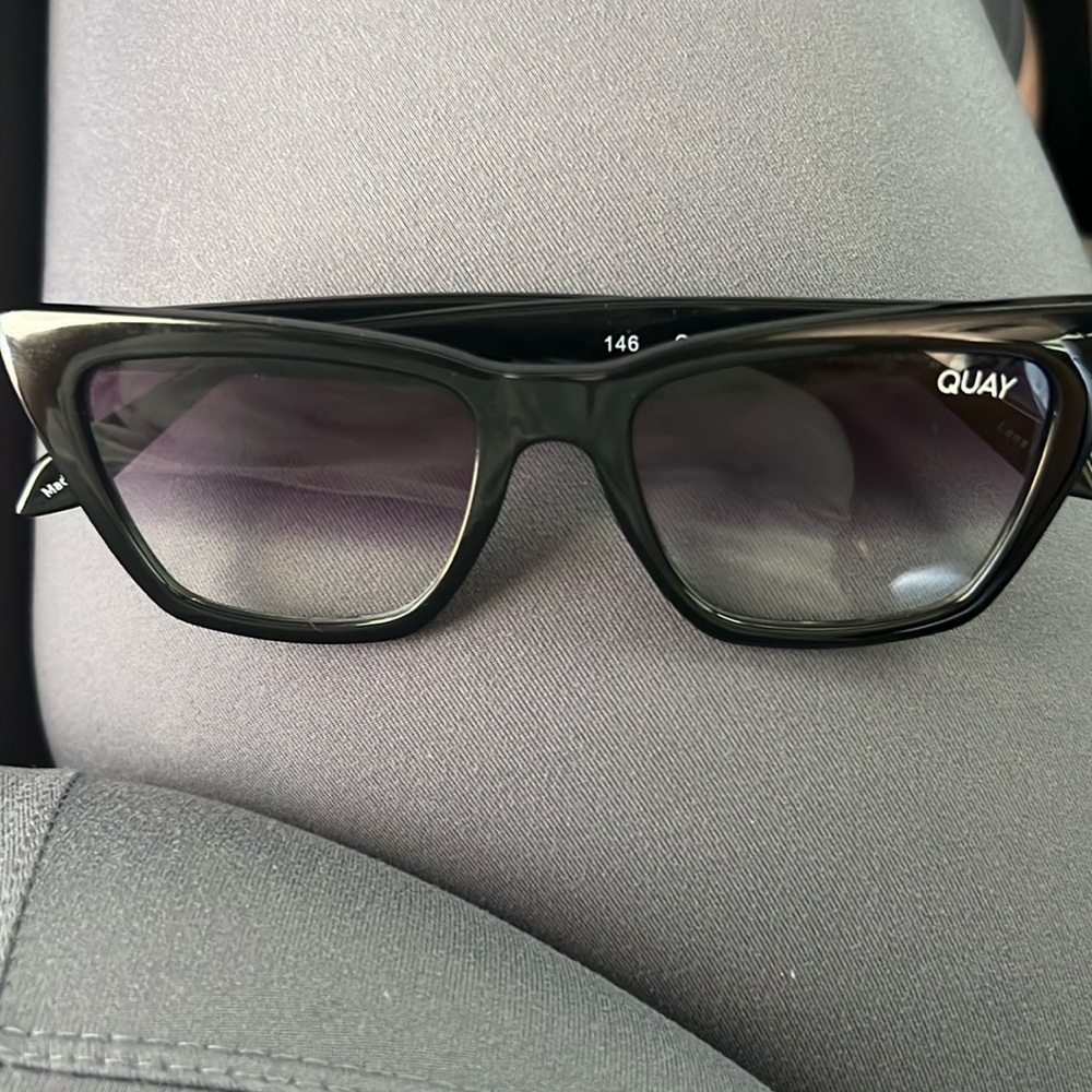 Call The Shots 48mm Gradient Cat Eye Sunglasses - Quay Australia